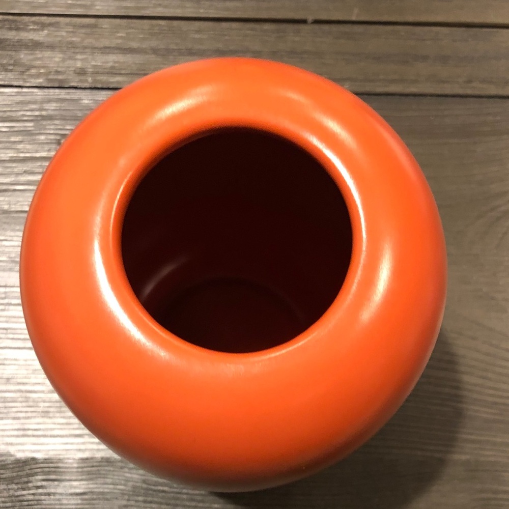 Room Essentials Orange Ceramic Vase - Picture 2 of 5